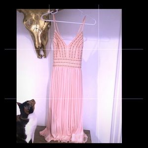 Lulus pink perfect for attending a wedding dress